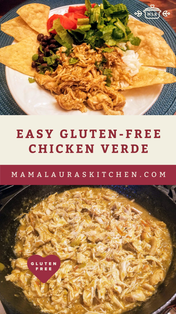 Easy Chicken Verde (Gluten Free)