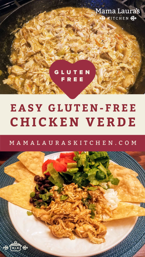 Easy Chicken Verde (Gluten Free)