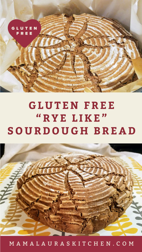 Gluten Free "Rye Like" Sourdough Bread