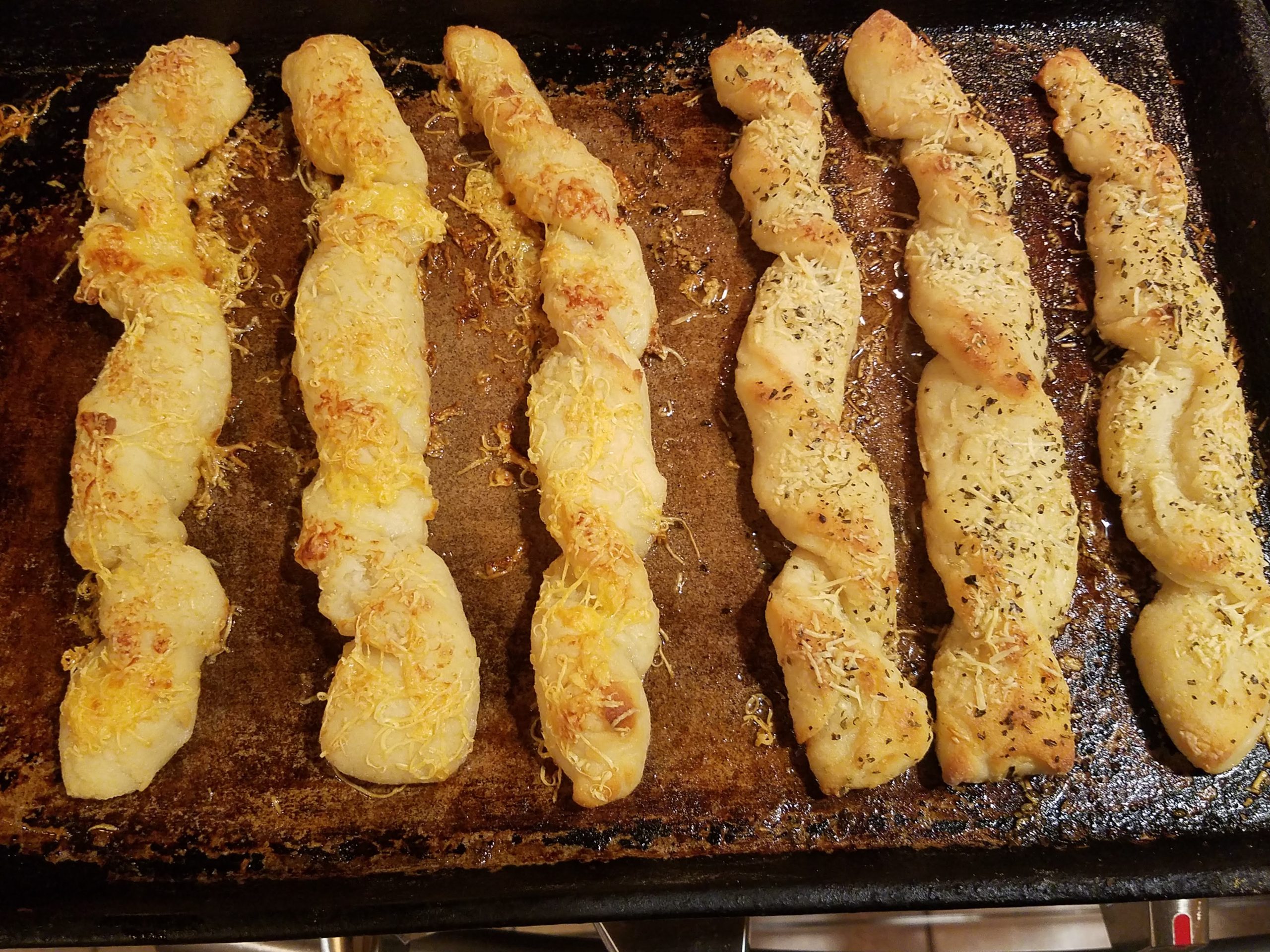 Gluten Free Cheesy and Herb Sourdough Bread Sticks - Mama Laura's Kitchen