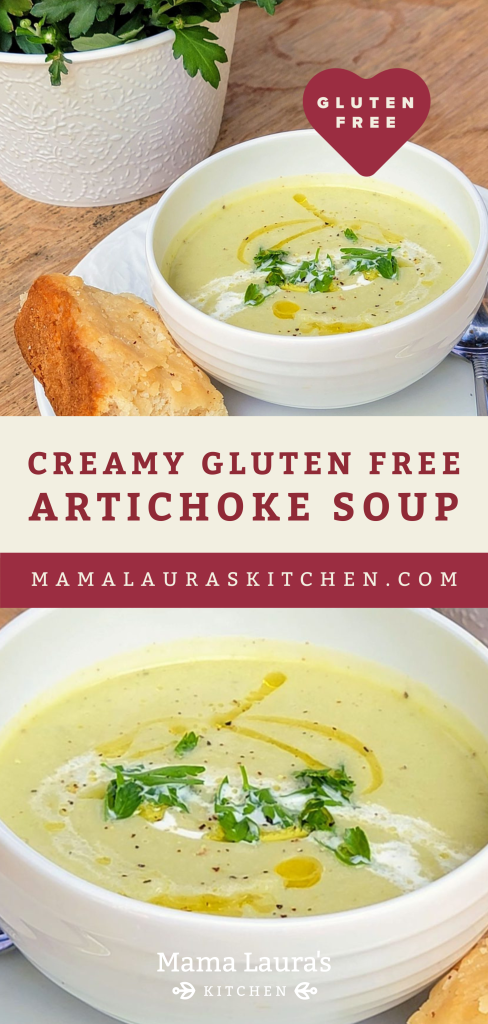 Mama Laura's Kitchen Creamy (With Not Much Cream) Artichoke Soup