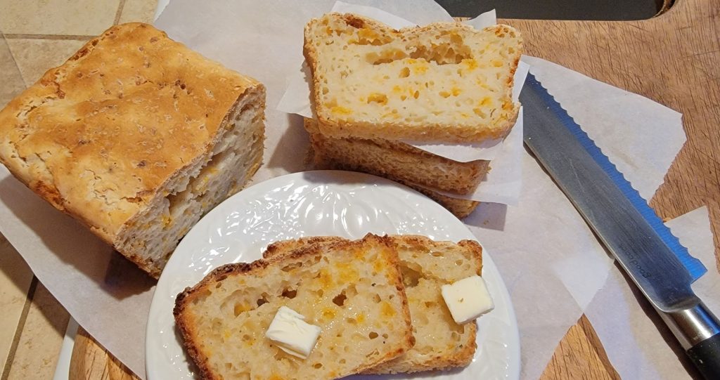 Gluten Free Cheddar and Rosemary Sourdough Loaf or Focaccia Bread | Mama Laura's Kitchen