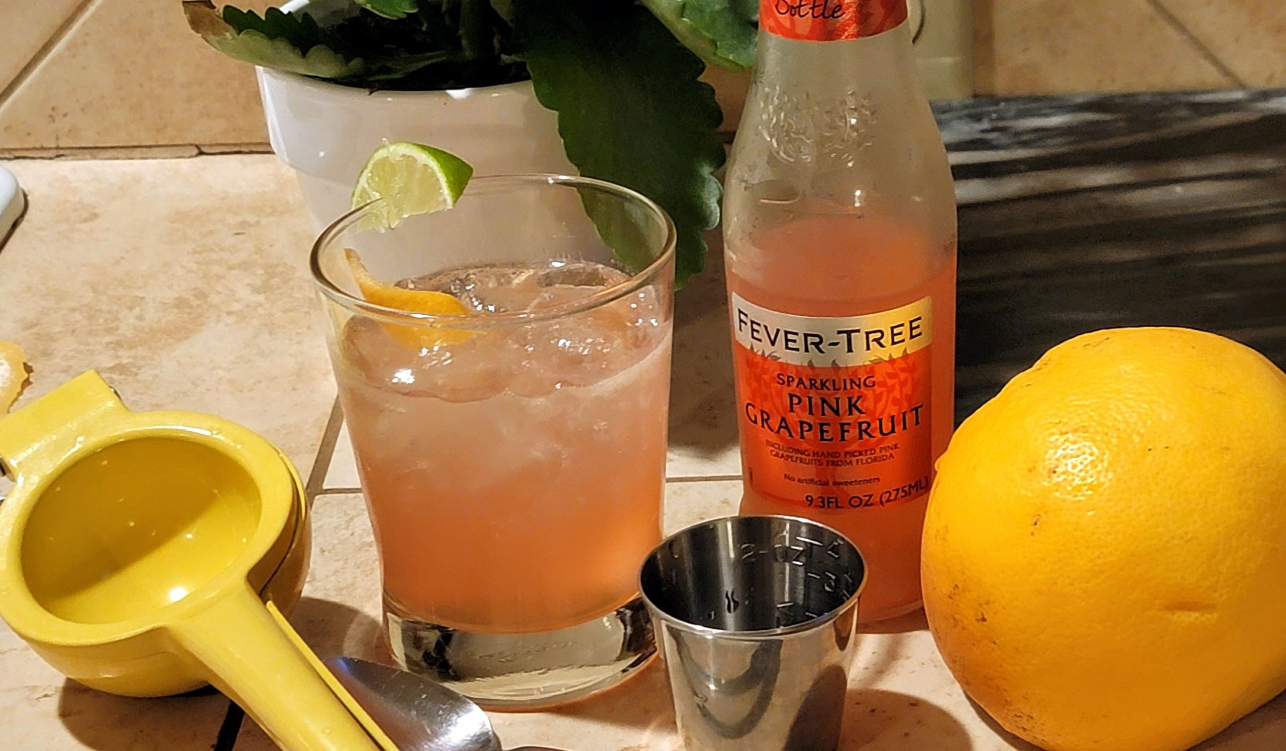 Binny's Home Bartender: Spicy Fever Tree Paloma Cocktail Recipe