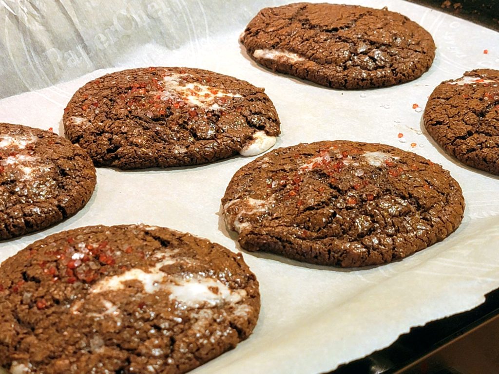 Double Chocolate Chip Cookies with Peanut Butter Cups (Gluten Free)