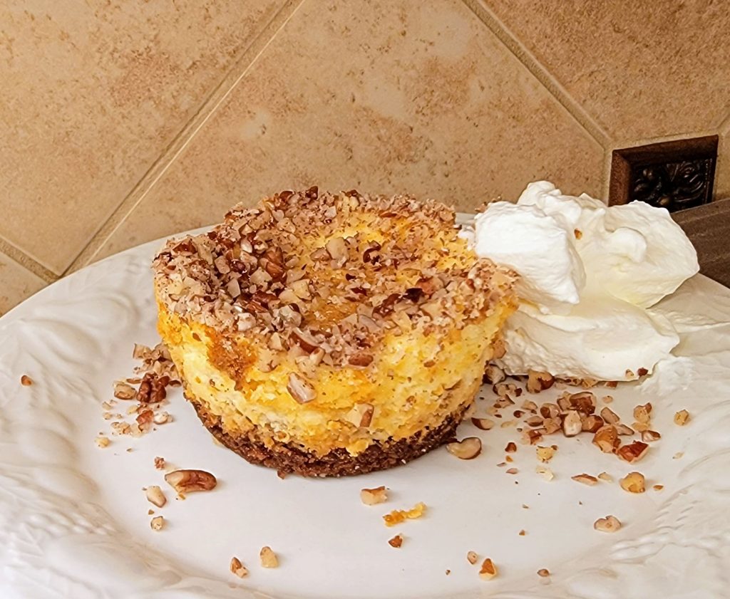 Pumpkin Pie Cheesecakes made Gluten Free