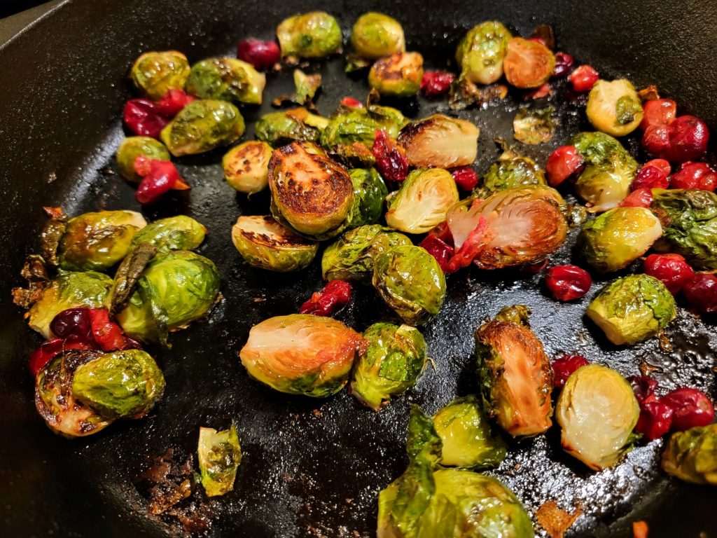 Sweet and Tart, Crispy Brussels Sprouts (Gluten Free)