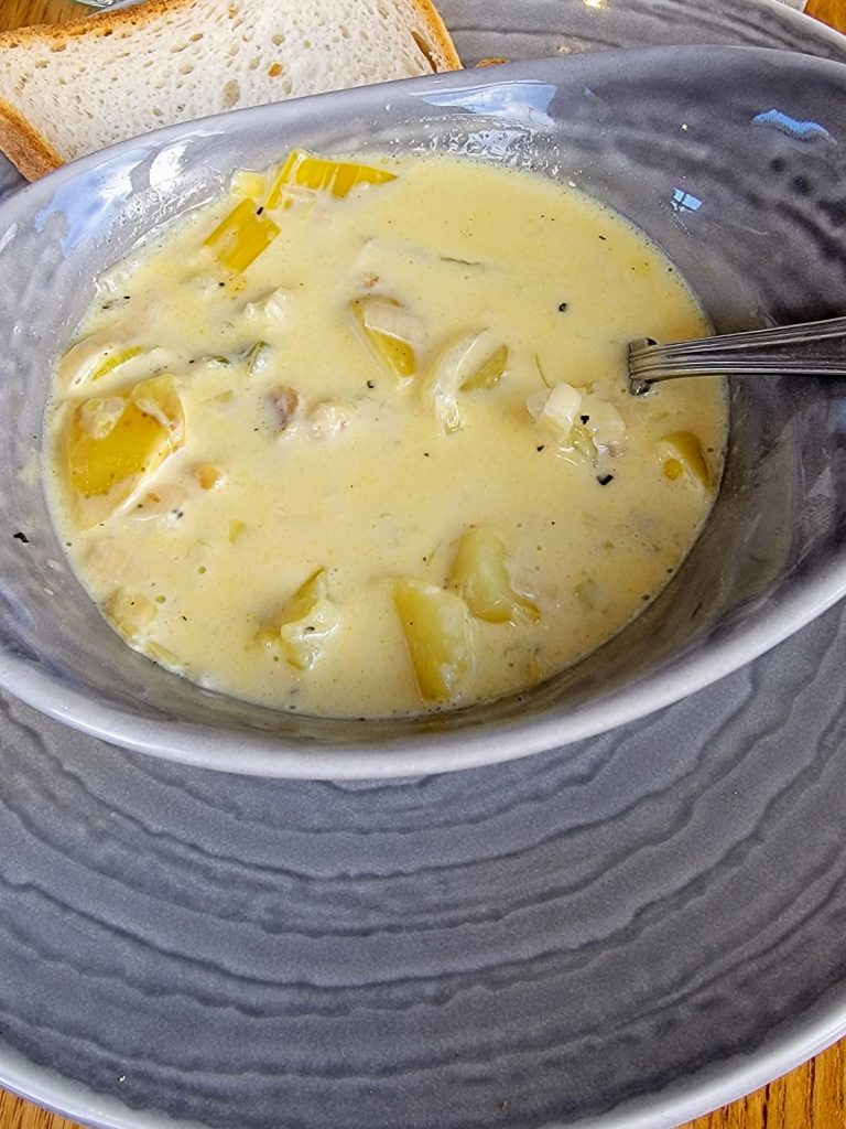 Cullen Skink Chowder - Waterside Restaurant in Inverness Scotland - Mama Laura's Kitchen – Gluten Free Travel 