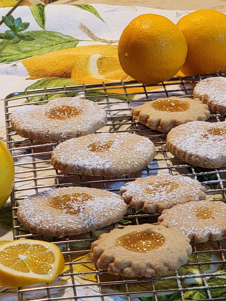 Lemon and Honey Tea Biscuits with Lemon Curd and Raspberry Filling (Gluten Free & Melt in Your Mouth)