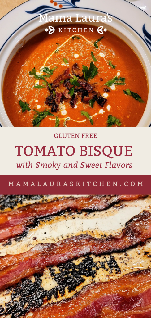 Tomato Bisque with Smoky and Sweet Flavors (Gluten Free)