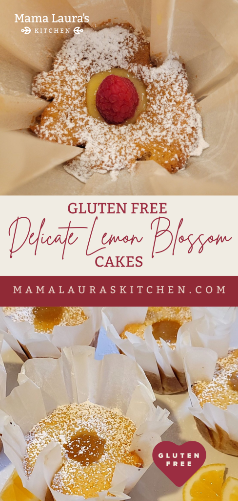 Delicate Lemon Blossom Cakes (Gluten Free)