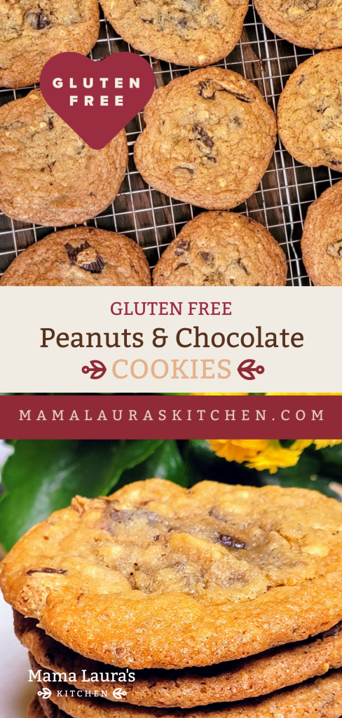 Gluten Free Peanuts and Chocolate Cookies | Mama Laura's Kitchen
