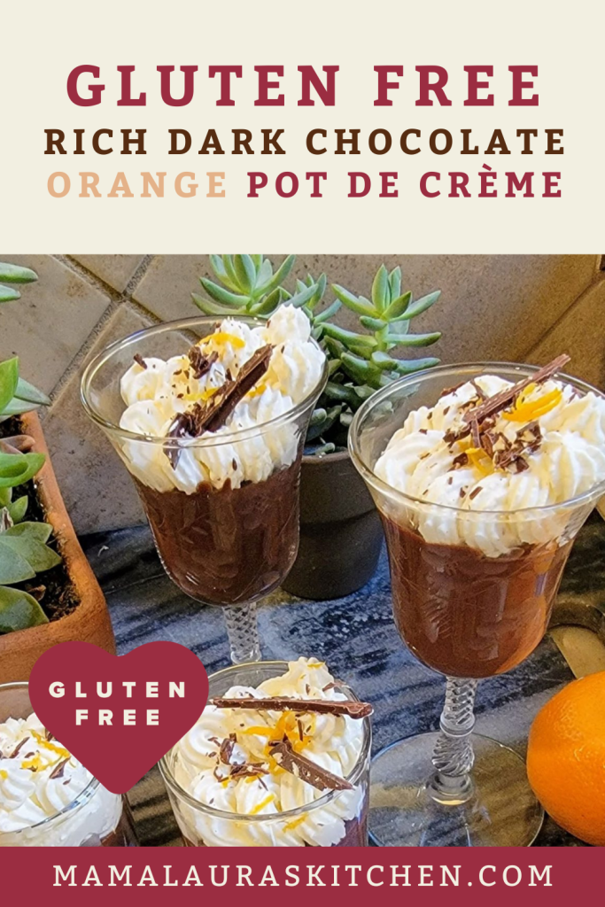 Chocolate Orange Pot de Crème | Mama Laura's Kitchen