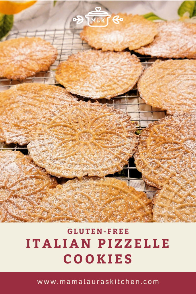 Gluten Free Italian Pizzelle Cookies - Mama Laura's Kitchen