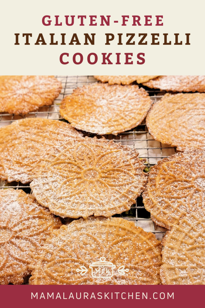 Gluten Free Italian Pizzelle Cookies - Mama Laura's Kitchen