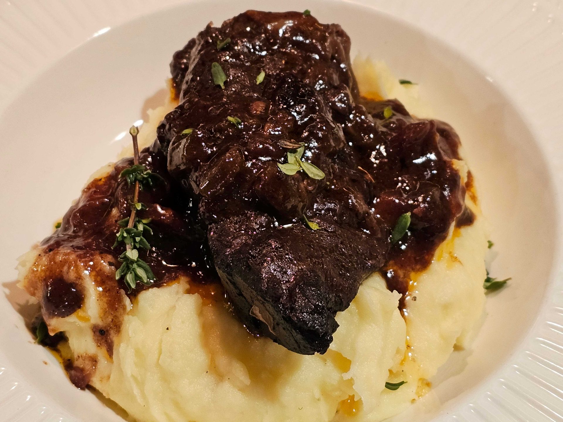 short ribs in a wine sauce