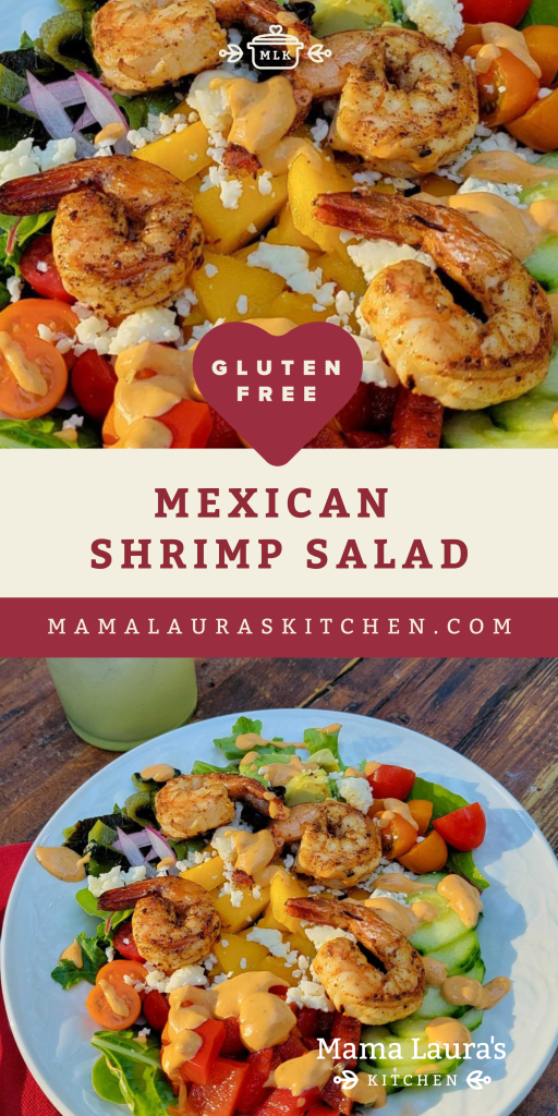 Mexican Shrimp Salad (Gluten Free)