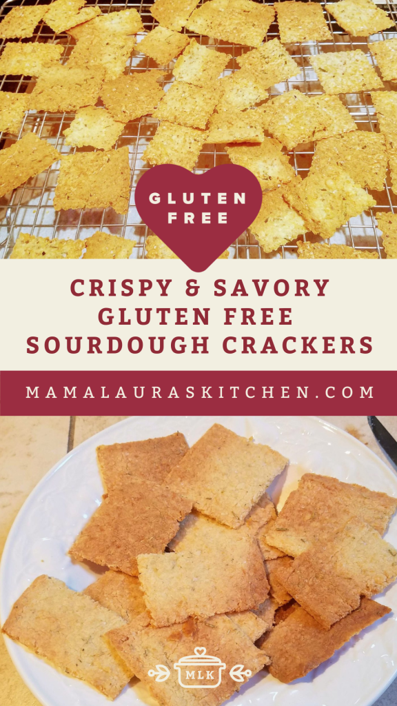 Gluten Free Sourdough Crackers