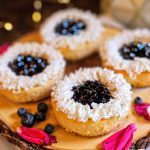 Cheesecakes with Blueberry Compote