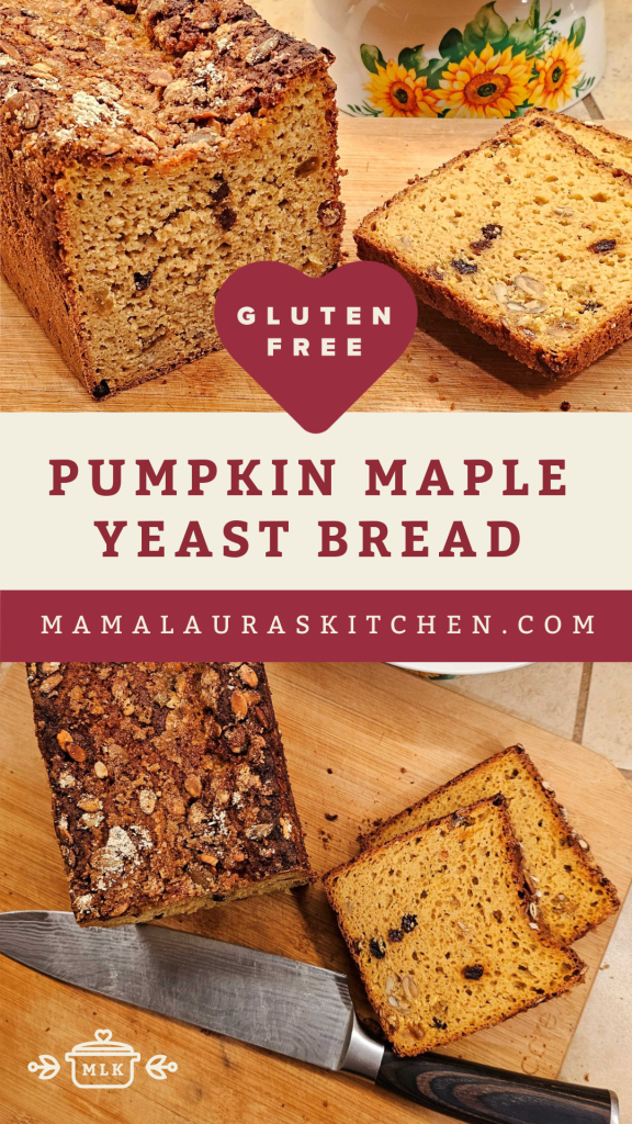 Pumpkin Maple Yeast Bread | Mama Laura's Kitchen