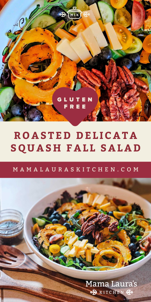 Roasted Delicata Squash Fall Salad