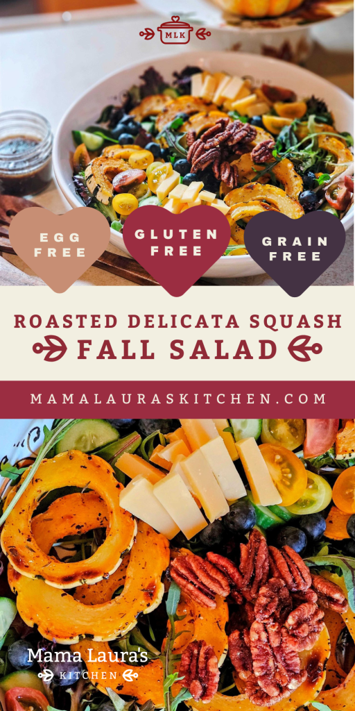 Roasted Delicata Squash Fall Salad