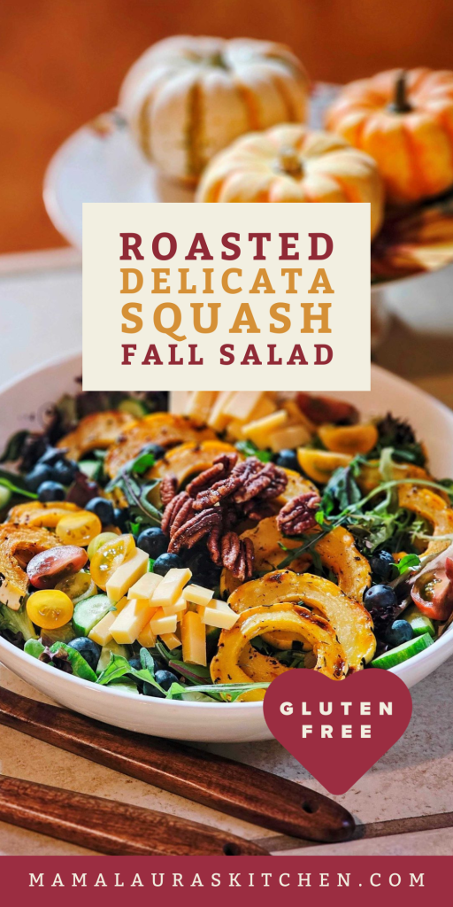 Roasted Delicata Squash Fall Salad