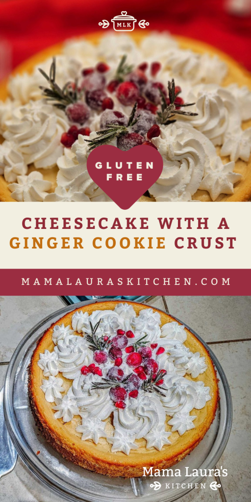 Cheesecake with a Ginger Cookie Crust