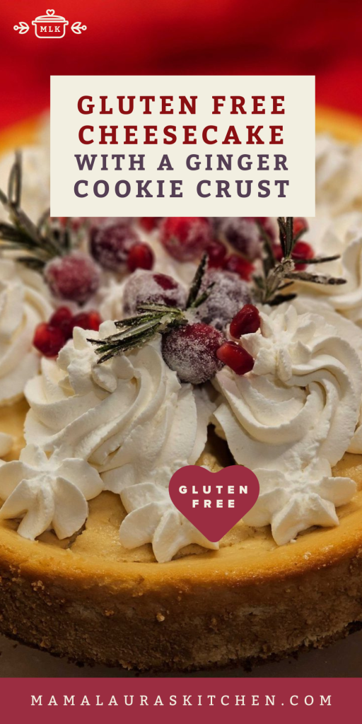 Cheesecake with a Ginger Cookie Crust