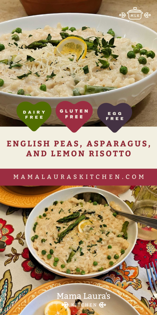 English Peas, Asparagus, and Lemon Risotto
