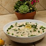 English Peas, Asparagus, and Lemon Risotto